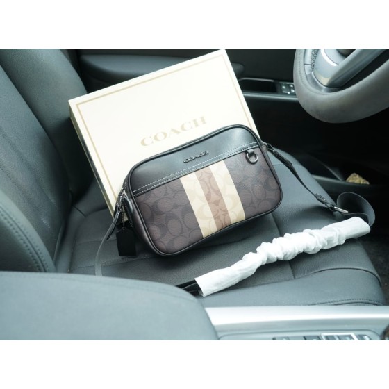 Jamie Camera Bag with Varsity Stripe